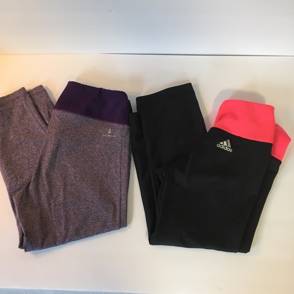New Balance Adidas Bundle Yoga Capris Small Workout Leggings